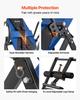 Inversion Table, 136 kg Capacity Heavy Duty Back Inverter Stretcher, Inverted Table with Dual-Roller Locking, Decompression Tables for Shoulders,