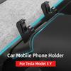 For Tesla Model 3 Y Juniper Liquid Silicone Car Phone Holder Steering Wheel Bracket Without Trace Clip Accessories 2017-2025