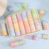 60 Rolls of Japanese Paper Notebook Set - Fresh Checkered Salt Series for Beginners, DIY Material & Notebook Tape