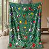 Soccer Player in Action 2 Theme blanket Lightweight Warm Flannel Blanket Decorative Throw Blanket for Home Decoration