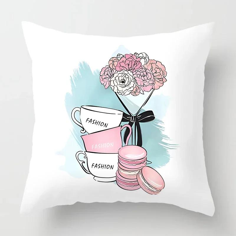 Nordic Young Women's Favorite Pillowcase Home Decoration Living Room Decoration Sofa Cushion Cover 60*60 Car Cushion Cover 40*40