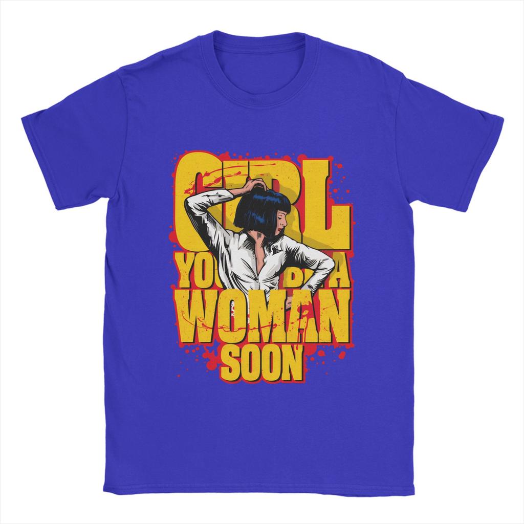 Pulp Fiction Pulp Girl Cotton T Shirt For Unisexs Summer  Y2K Funny T Shirts O Neck Fashion Tee Shirt Plus Size Cheap Clothes