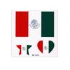 40 Листов Наклейки на Лицо с Флагами Стран Водонепроницаемые Тату-Наклейки Флаг на Лицо для Футбольных Фанатов Спортивных Мероприятий Принадлежности для Вечеринок