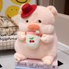 Kawaii 35/45cm Stuffed Animals Fruit Tea Pig Grape Cherry Carrot Super Soft Dolls Girls Boys Birthday Gifts Home Decor Pillow