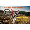 TTR50 Plastic Front Number Plate Fender For TTR 50 Pit Dirt Bike Motorcross 6 Color Motorcycle Accessories Off-Road Off Road
