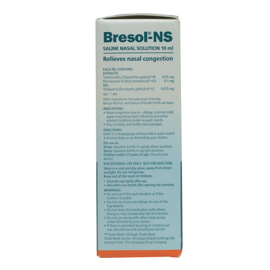 Bresol-NS (10 Ml), Bresol-NS, Himalaya