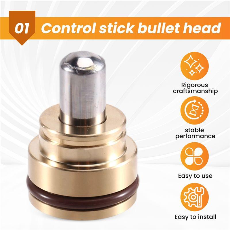 AB96-Excavator Joystick Pusher Parts For Caterpillar E320B E320B E320D 4PCS 096-1628 0961628 Handle Bullet Head