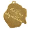 Neapolitan Mastiff, Mastino Napoletano - Gilded key ring with dog, handbag decoration, luxury accessory by Art-Dog brand