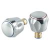 2pcs Copper Valve Faucet Handle Handwheel ABS Blue Handwheel
