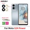 Объектив камеры для Moto G85 G100 G200 G62 G60S G54 5G G52 G51 5G G41 G24 Power G14 Задняя стеклянная линза камеры с клейкой основой