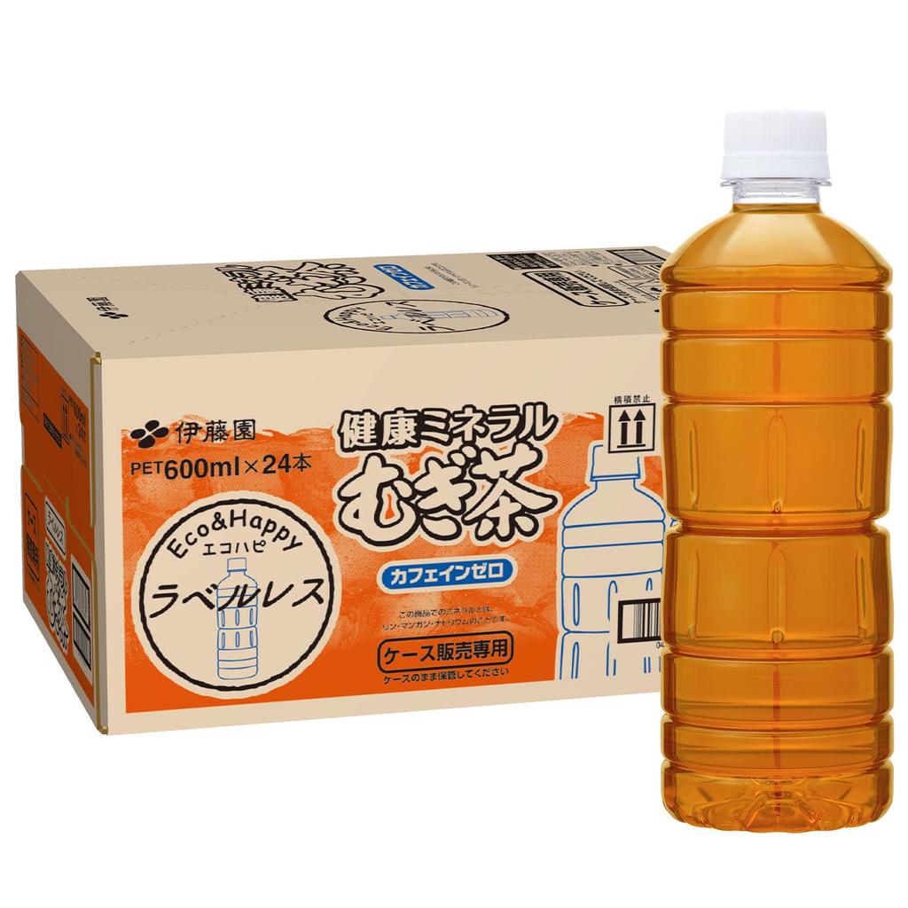 Itoen Labelless Healthy Mineral Barley Tea 600ml X 24 Bottles