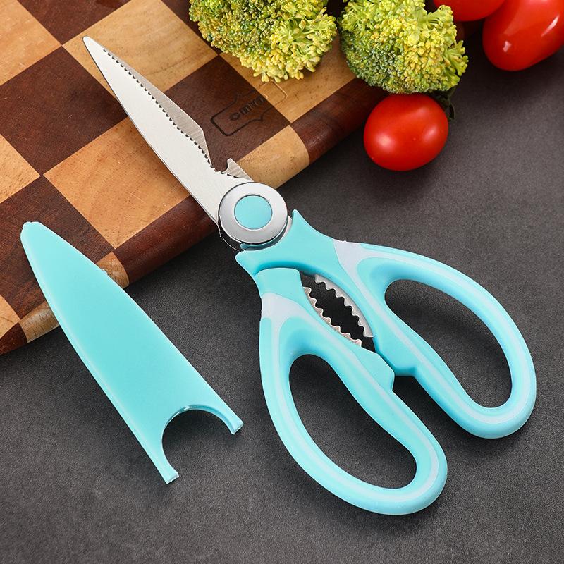Сверхмощные кухонные ножницы, острые кухонные ножницы, универсальные ножницы из нержавеющей стали, кухонные ножницы для курицы, птицы, рыбы, мяса