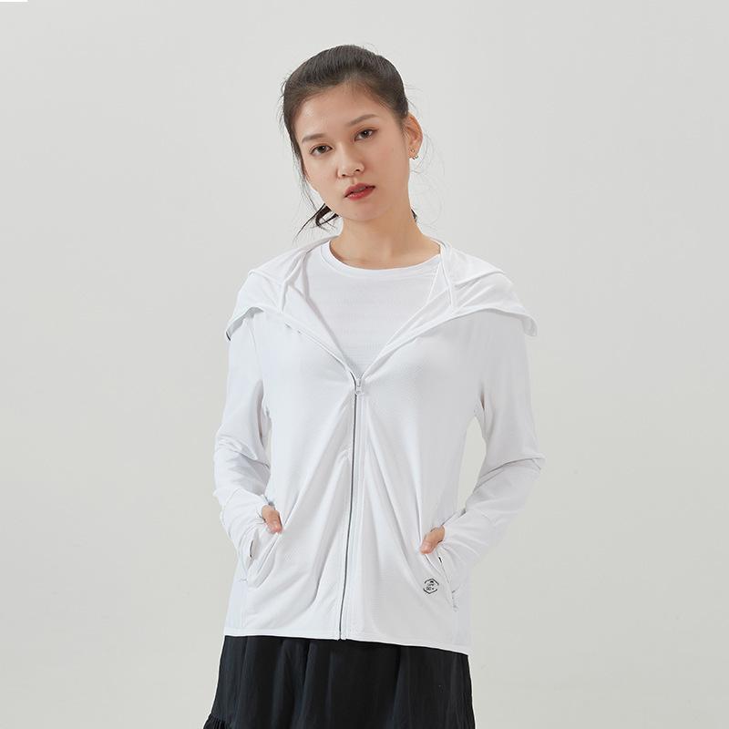 Солнцезащитная одежда Мужская UPF + Тонкая дышащая летняя уличная одежда Ice Silk Солнцезащитная одежда Женская УФ-защита Тонкая куртка Tide