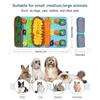 Dog Snuffle Mat Feeding Training Interactive Puzzle Toy Non-Slip Pet Food Fleece Blue