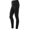 Li Ning Fitness Series однотонные облегающие теплые флисовые трикотажные спортивные длинные брюки женские плавки черного цвета AKLU908-2