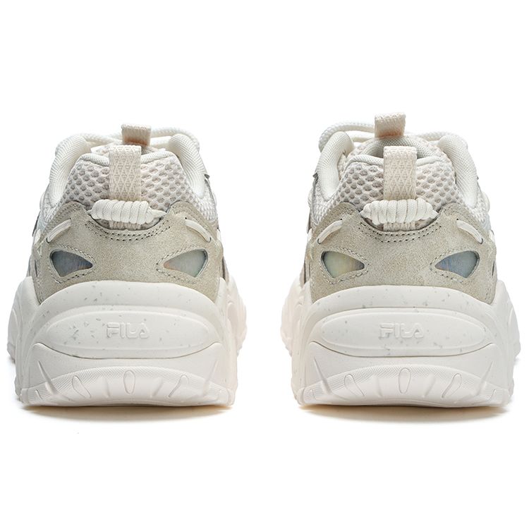 Fila Женские кроссовки Cat Paw 4-го поколения из сетчатой ткани и синтетической кожи, спортивные, нескользящие, с низким верхом, повседневные, цвет пена-белый F12W322107FWG