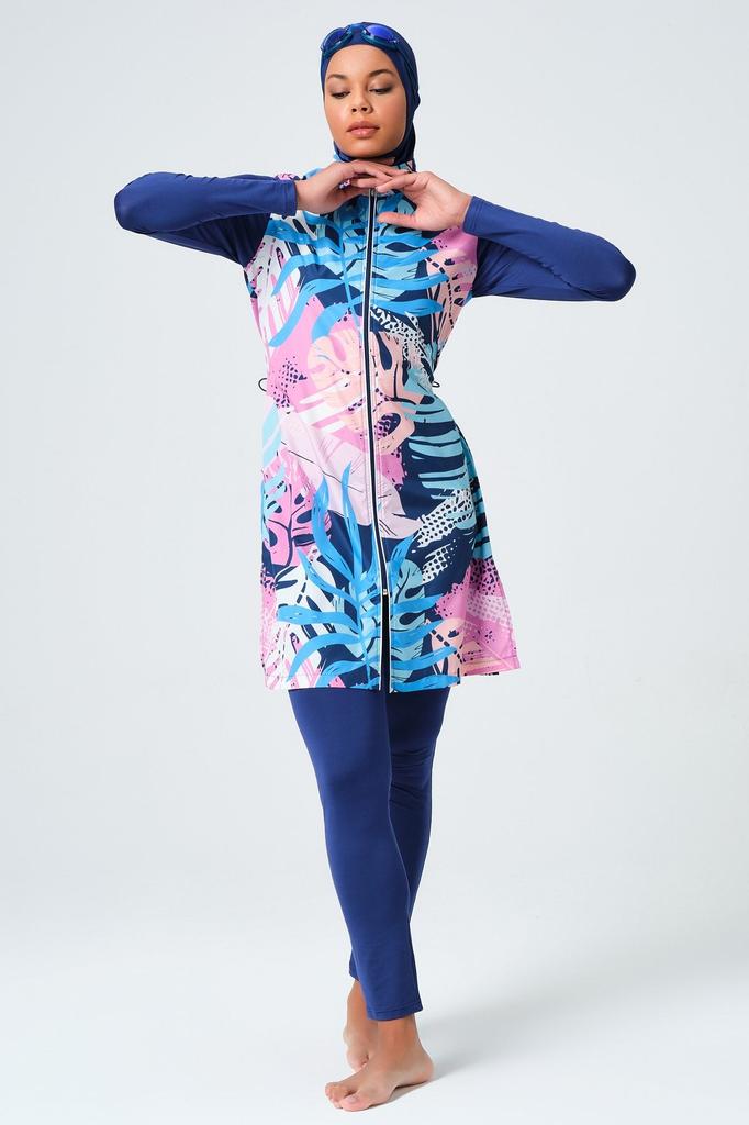 Женский Мусульманский Скромный Исламский Полный Чехол Буркини Пляжный Купальный Костюм Купальники Хиджаб Пляжная Одежда Купальник