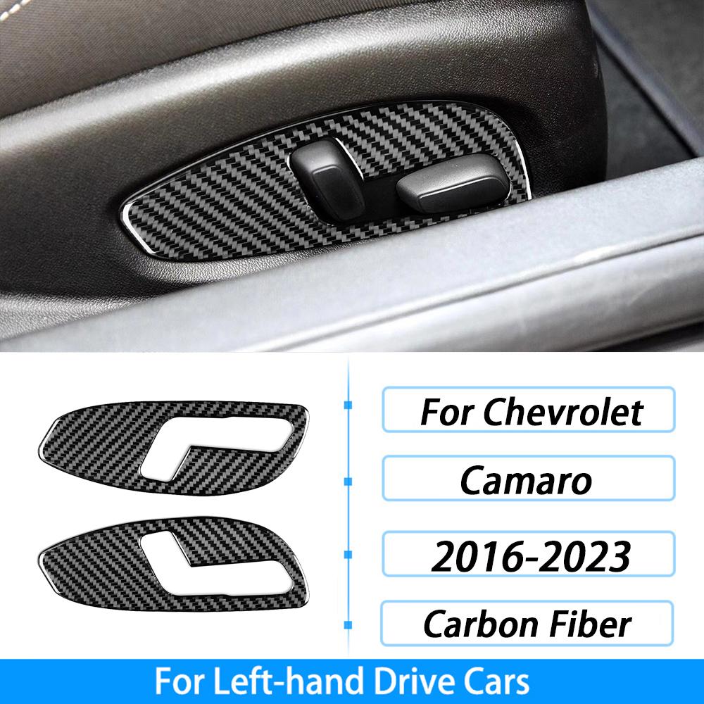 Для Chevrolet Camaro 2016 2017 2018 2019 2020 2021 2022 2023 Накладка-декор из настоящего углеродного волокна Аксессуары для интерьера автомобиля Наклейка
