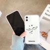 Мультяшный Чехол для Телефона Пара Демон Ангел для IPhone 15 14 13 12 11 Pro XS MAX 7 SE2 X XR 8 14 Plus Прозрачный Мягкий Силиконовый Чехол Fundas