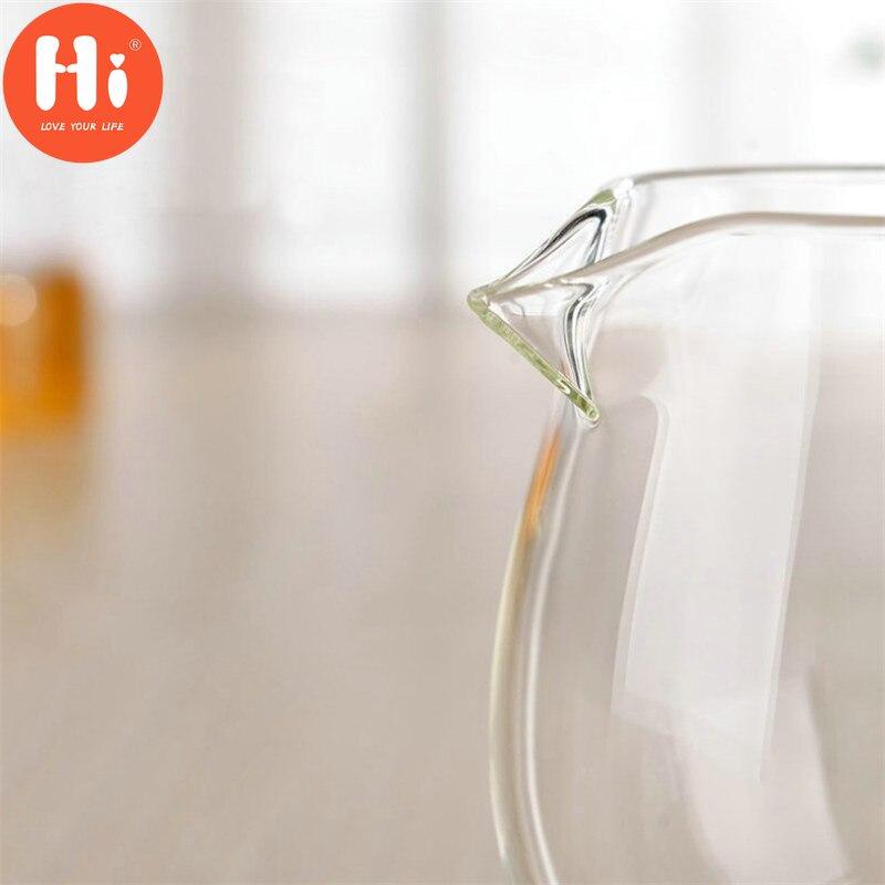 Hi Transparent Heat-resistant Glass Teapot Cha Hai Gongdao Teacup Fair Mug Tea Cup Tea Set 450ML