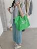 Ярко-белая холщовая сумка-тоут Spring Bright White Canvas Tote — вместительная сумка через плечо для студентов и пассажиров