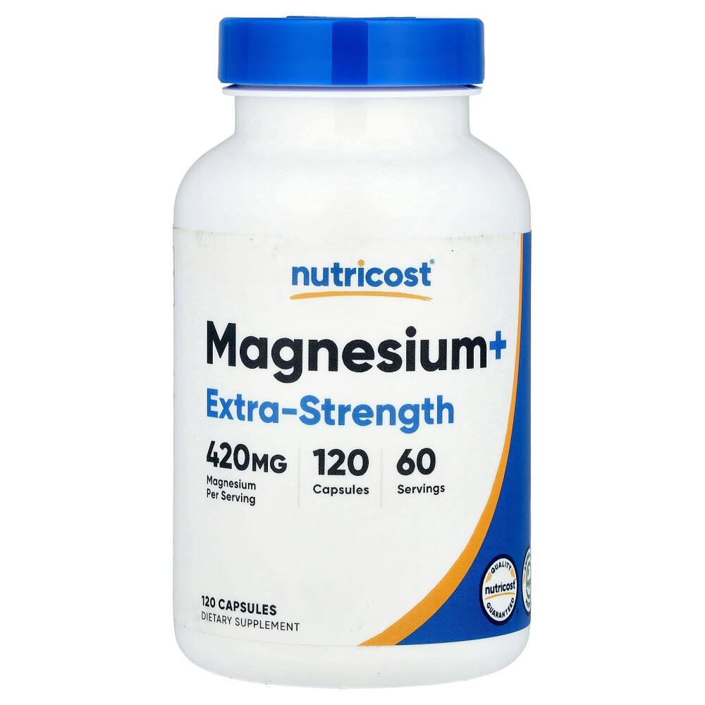 Glycinate Magnesium 420mg, 120 Capsules (210mg per Capsule)