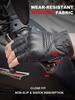 Perforated Motorcycle Half Finger Gloves Men's Motorcycle Leather Gloves Summer Moto Gloves Fingerless Breathable Racing Gloves