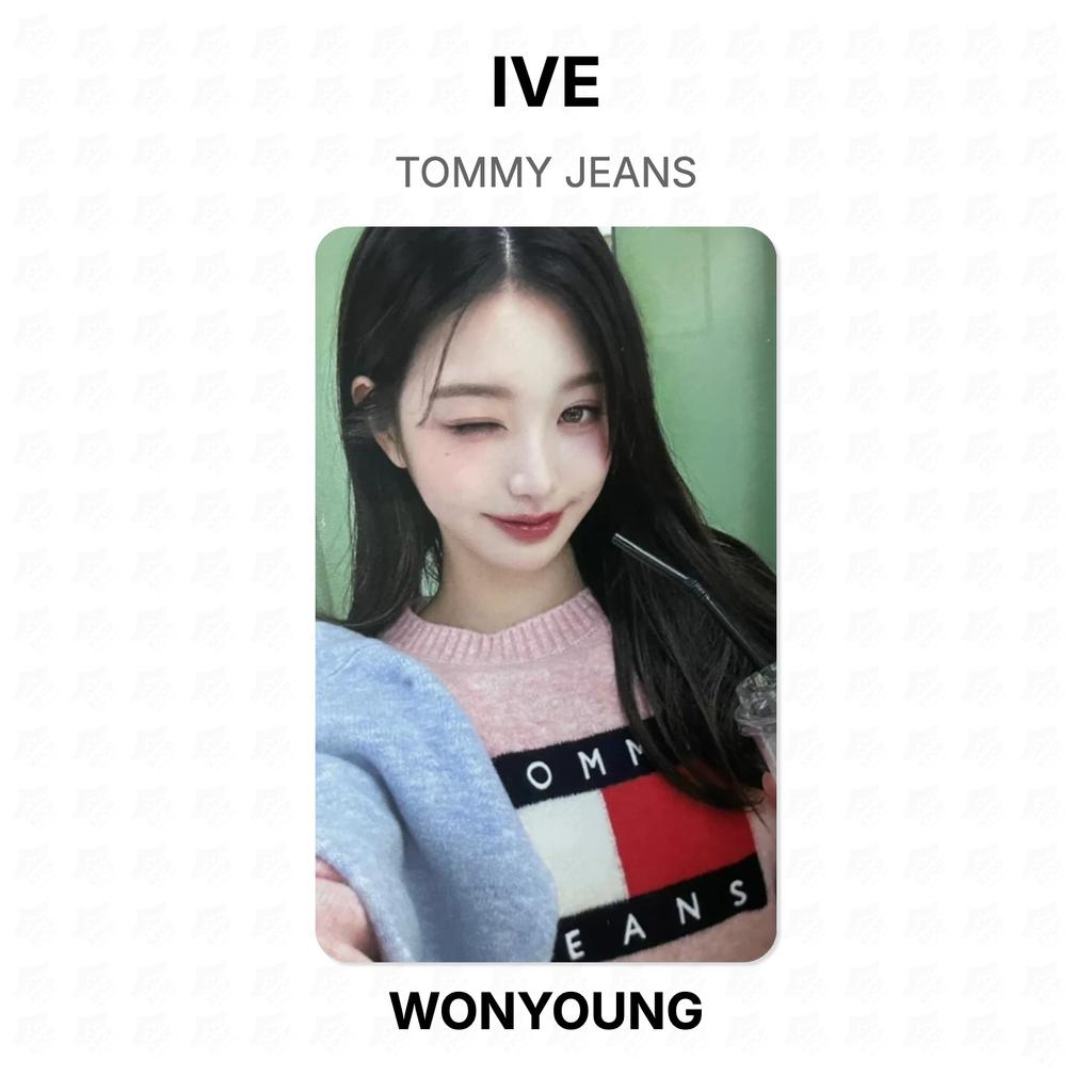 IVE Официальная фотокарточка TOMMY JEANS