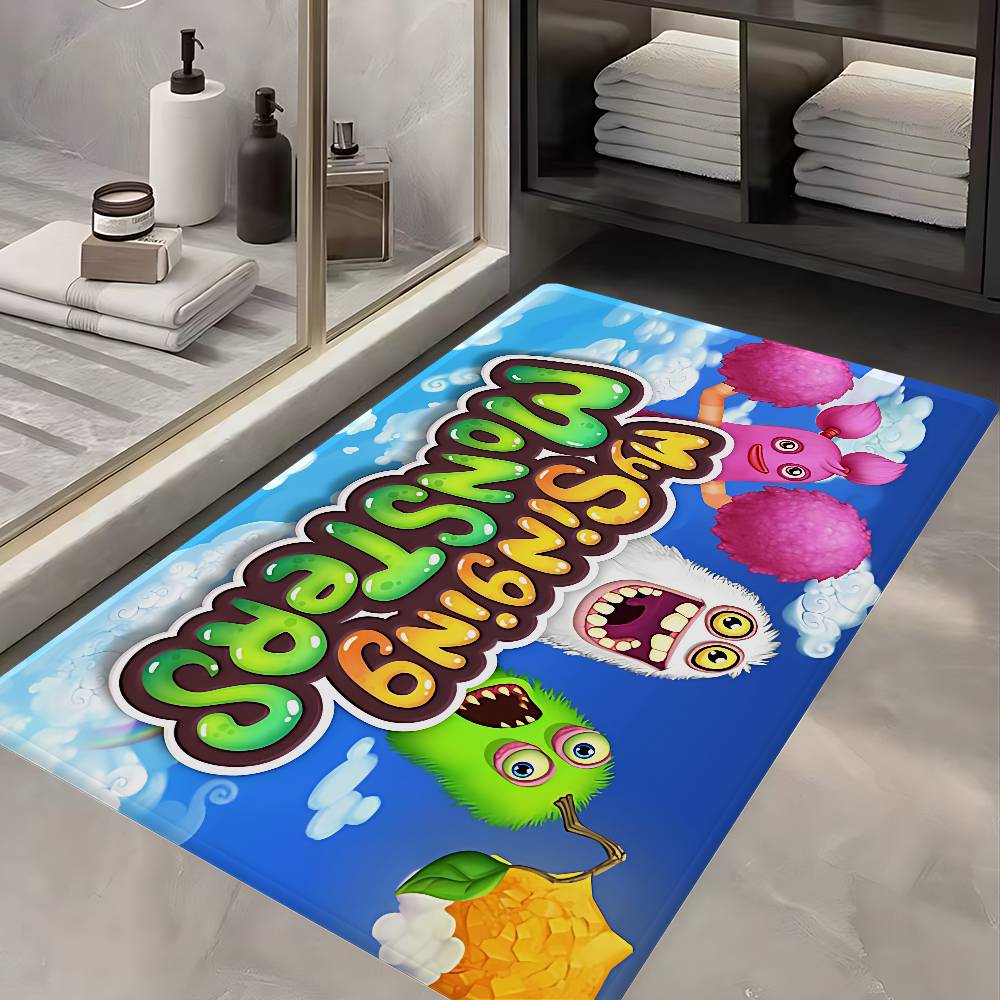 My Singing Monsters Floor Mat Cheaper Anti-slip Modern Living Room Balcony Printed Bedside Mats