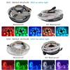 Led Strip Light Plug 12V 5050 2835 Rgb Self-Adhesive Smart Wifi Bluetooth Ribbon Tape 5M 15M 20M Waterproof Outdoor Lighting