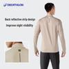 Мужская теплая быстросохнущая футболка с длинным рукавом для бега Decathlon