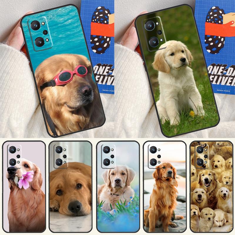 Golden Retriever Dog For Realme GT 6 6T 5 GT7 Pro C61 C75 C55 C51 C21Y C25S C67 C53 13 12 10 11 14 Pro Plus Case