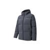Training Series Snow Shell Solid Color Zipper Hooded Down Jacket Men Outerwear Gray 952347902-4