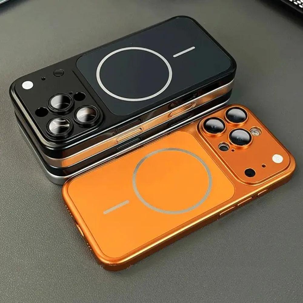 Оригинальный AG Матовый Ультратонкий чехол для Magsafe для Apple iPhone 17 16 15 14 13 Pro Max Магнитный Матовый Защитный чехол для камеры