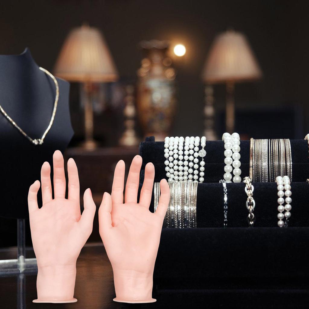 Реалистичная силиконовая модель руки и ноги для демонстрации ювелирных изделий с гибкими суставами