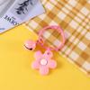 Wild Girls Women Bell Korean Key Ring Fashion Jewelry Flower Keychain Bag Pendant