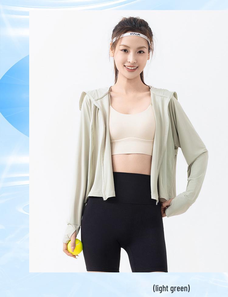 Женская нейлоновая модная накидка UPF 100+ - повседневная защита от солнца Ice Silk