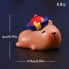 8Pcs Capybaras Ghost Halloween Decorations Miniature Capibara Collection Home Decorative Figurines Micro Landscape Diy