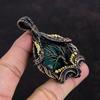 Tree Of Life Faceted Zambian Emerald Pendant Copper Wire Wrapped Pendant Handmade Copper Jewelry Natural Gemstone Pendant Anniversary Gifts
