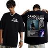 2025-26 Rapper Cano Triana's New Album 2025 Tour Merch T-shirt Men's Harajuku Fashion Trend T-shirt High Quality Cotton Top