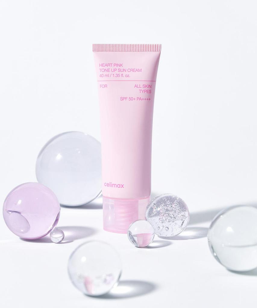 Солнцезащитный крем для лица Heart Pink Tone-Up 40 мл