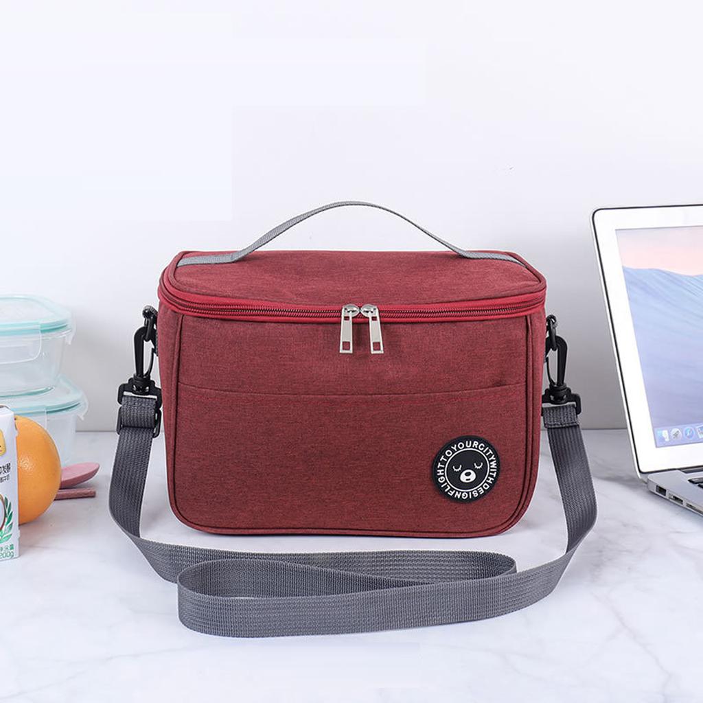 (Софиелес)Изолированная коробка для обеда для пикника, портативная охлаждаемая сумка, водонепроницаемая сумка для обеда большой емкости, сумка для пикника