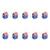 10 Pieces House Shaped Gift Candies Cookies Box Wedding Present Case Party Favor Biscuits Package Packing Boxes