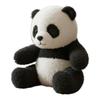 Panda Stuffed Doll Realistic Tabletop Pandas Plush Toy  Stuffed Animal Doll Collectible Decoration Emotional Soothing Companion