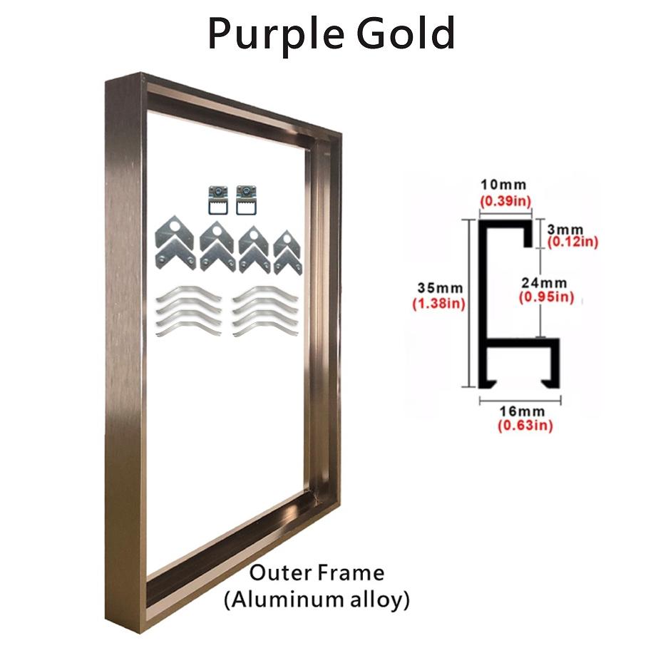 HOMZY 8 цветов 40x50 30x40 см Холст для картины Металлические алюминиевые внешние рамы для живописи маслом Произведение искусства Настенное искусство Фото Постер Домашнее украшение