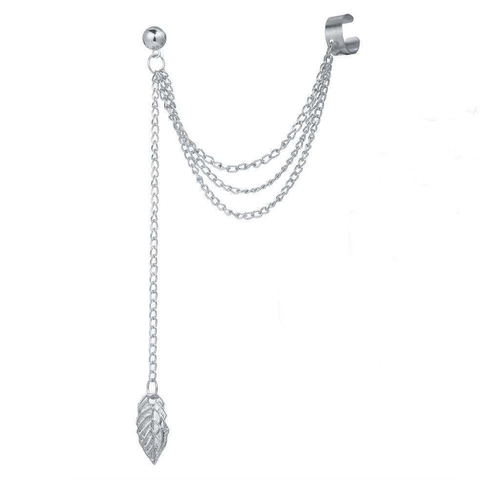 Creative Alloy Ear Clip Set: No Piercing Required, Simple Design