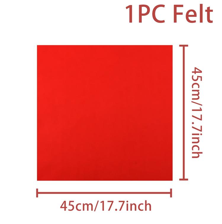 Мягкая фетровая ткань, нетканый фетровый материал, 45 см * 45 см * 2 мм, лист, пэчворк, сделай сам, швейные куклы, ремесла, аксессуары, материал толщиной 2 мм