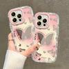 Applicable To Apple 15 Mobile Phone Case Iphone14 Smudge Butterfly 13 Mirror 12pro Transparent Soft Edge Xs/xr Silicone