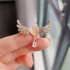 Love Angel Wings Wings Brooch Cute Brooch Delicate Fixed Suit Neckline Anti-Light Accessories