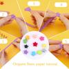 Многоцветная звезда оригами бумага сплошной цвет градиент цвета звезда бумага украшения бумажные полоски DIY ручное искусство ремесла